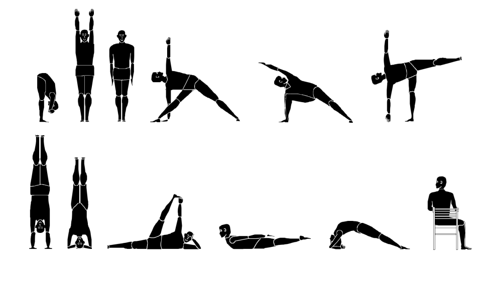 asana stilizzate